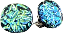 Load image into Gallery viewer, Studs in Blue/Gold