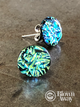 Load image into Gallery viewer, Studs in Blue/Gold