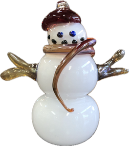 Frosty Ornament with Stick Arms