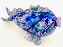 Load image into Gallery viewer, Fish in Blue, Green and Purple
